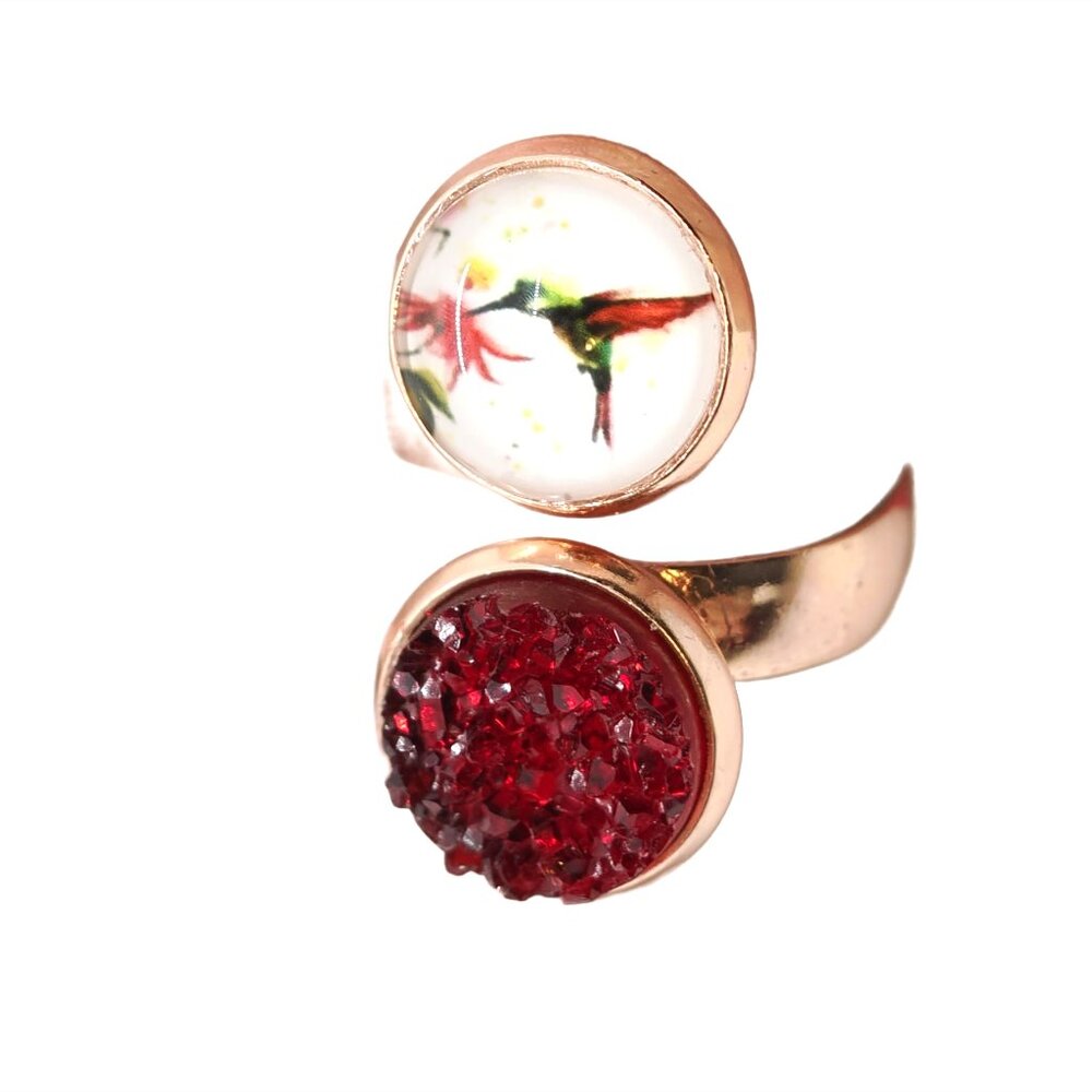 Hummingbird Love Ring